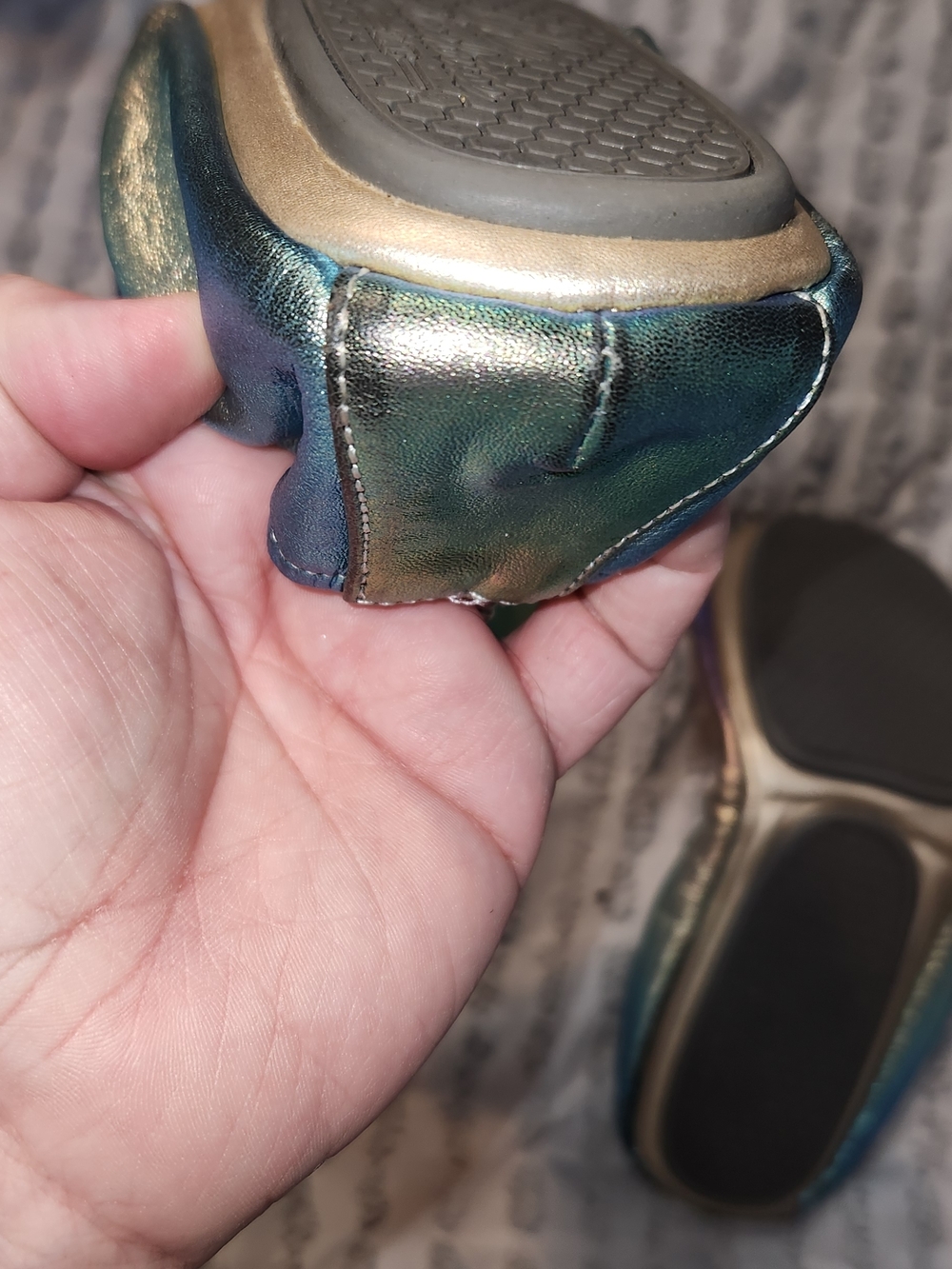 Iridescent Ballet Flats - Shimmer Multi-Color - Picture 7 of 9